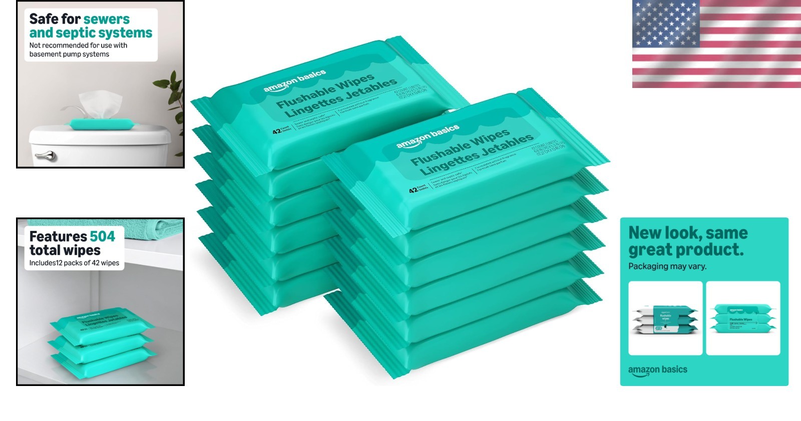 504 Fragrance-Free Flushable Wipes – Hypoallergenic Cleansing for Every Occasion