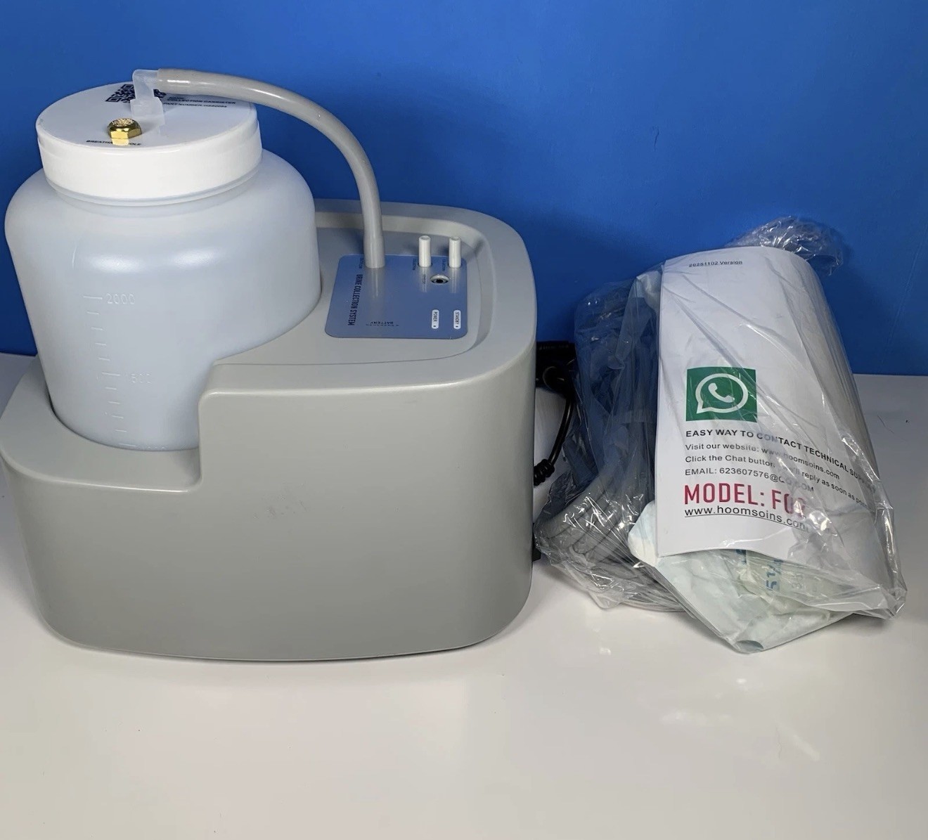 HOOMSOINS Urine Collection System For Female Use Model F02 – New (open box)