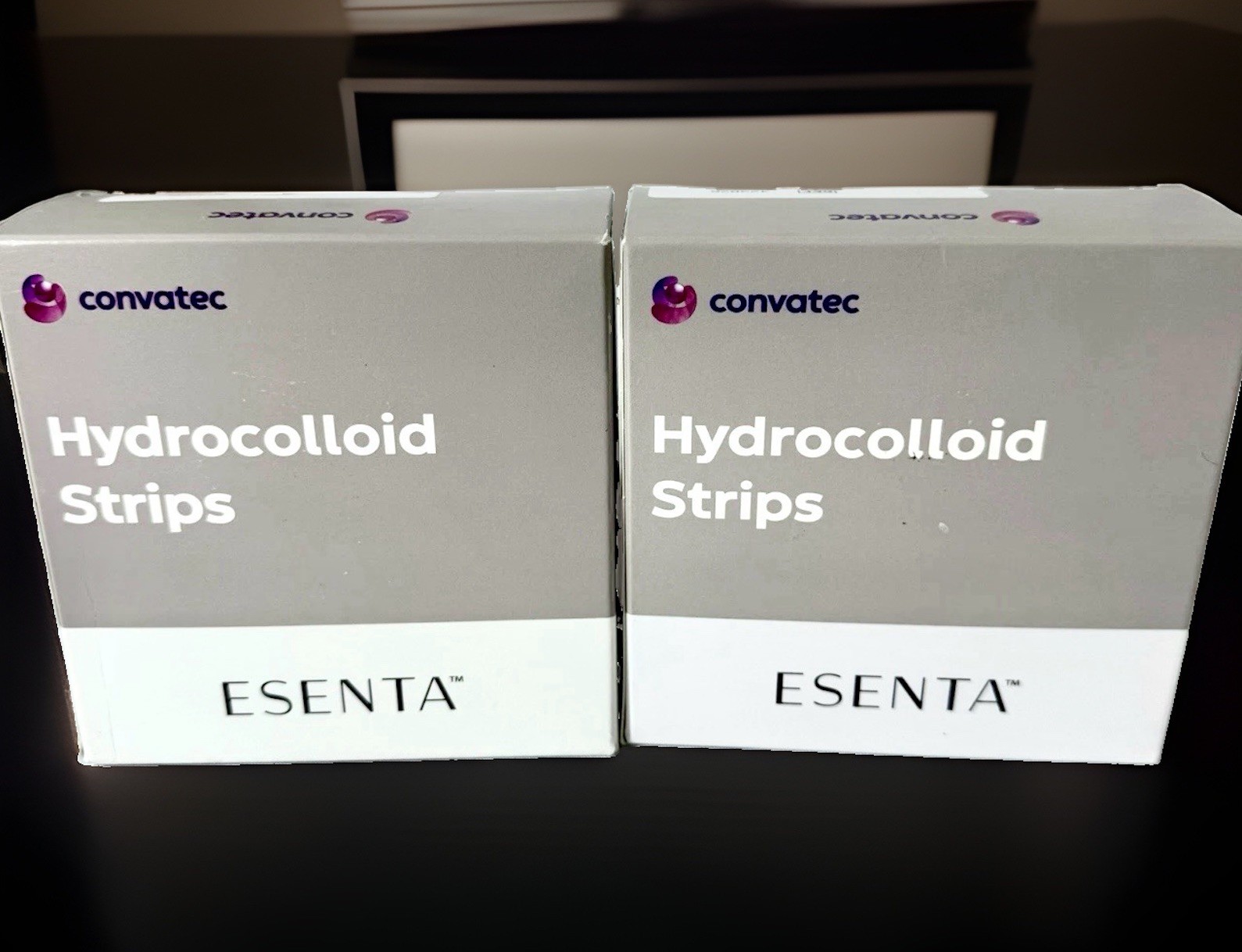 2 Sealed Boxes 160 Count Convatec 423826 Esenta Thin Curve Strips 3x9cm Exp 2030