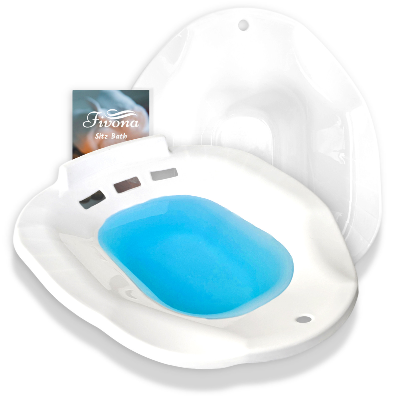 Fivona Over The Toilet Sitz Bath Seat | Fits All Toilets | Yoni Steaming Seat