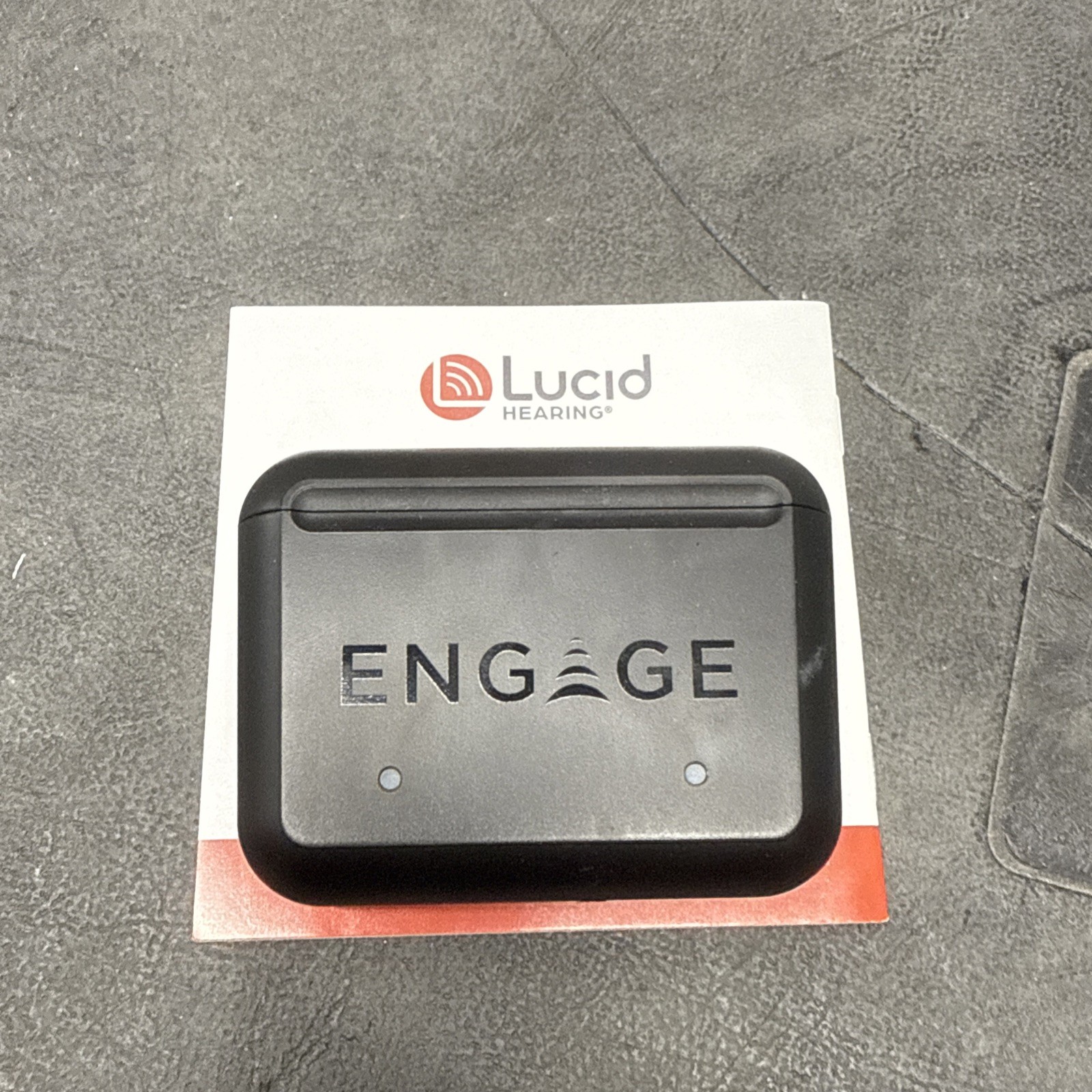 Lucid Engage Premium Replacement Rechargeable Charging Case – CHARGING CASE ONLY