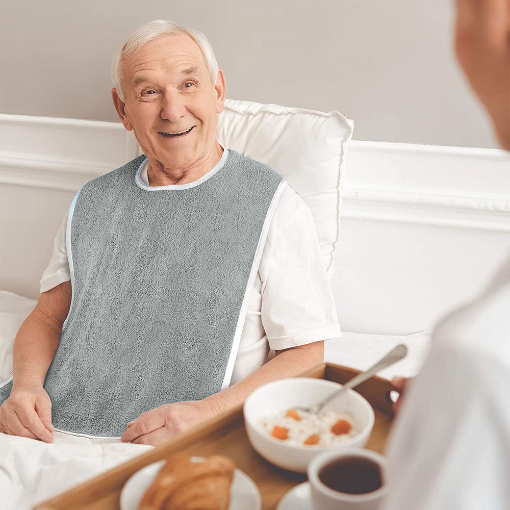 Adult Bibs, Adult The Eldly Bib Adult Washable Dining Bibs For Elderly JQ