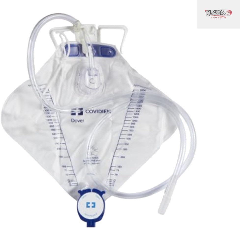 2,000 mL Anti-Reflux Urinary Drainage Bag with 48-Inch Tubing – Sterile Comfort