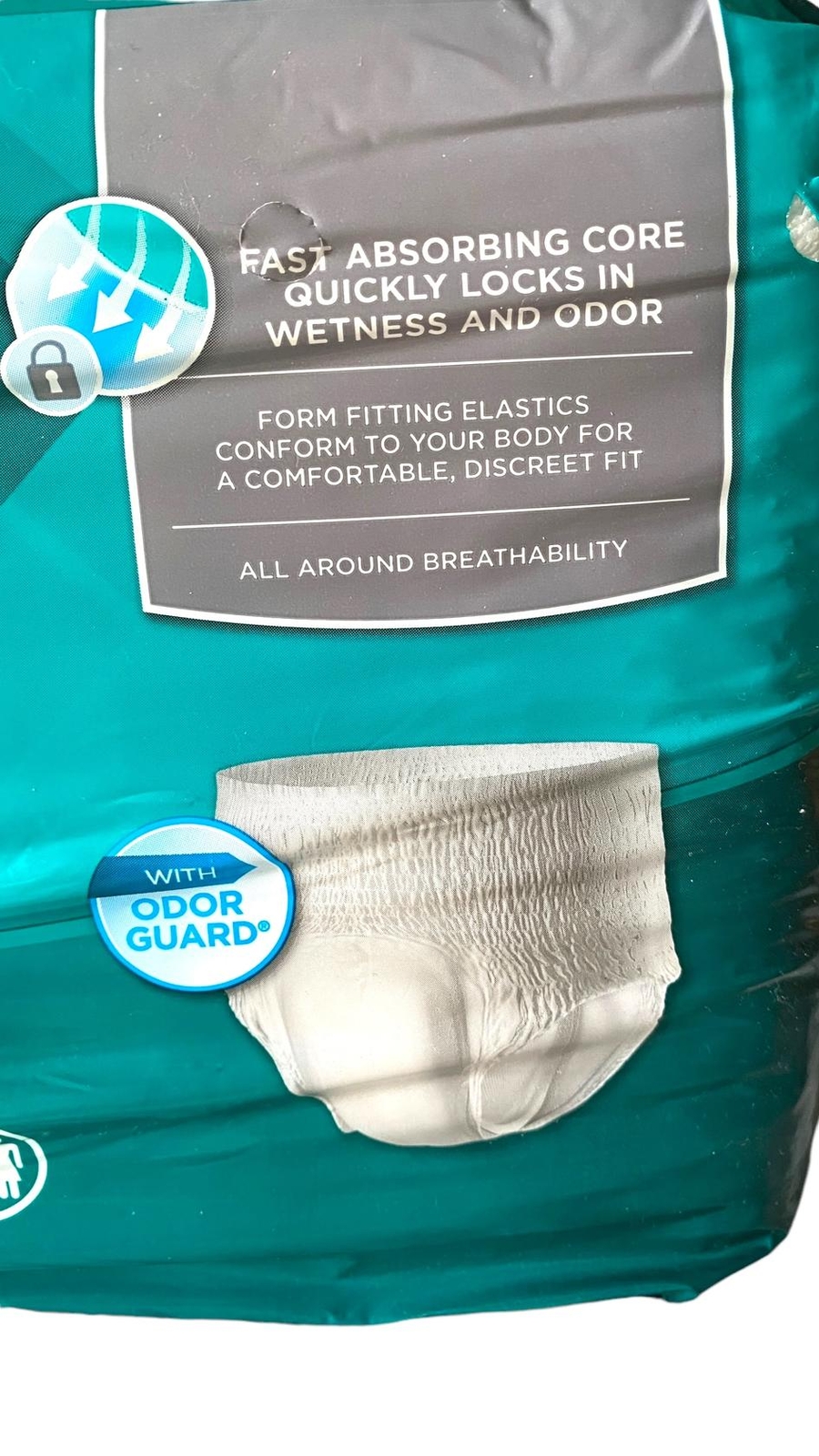 Rely Unisex Adult Underwear, Maximum Absorbency, Size Medium, Pack of 20