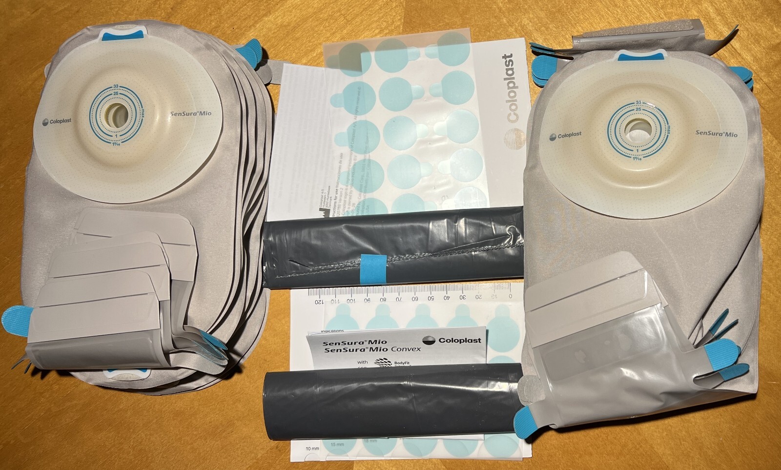 20 Count Coloplast 16715 SenSura Mio 1-Pc Soft Ostomy Pouch 5/8″-1-5/16″