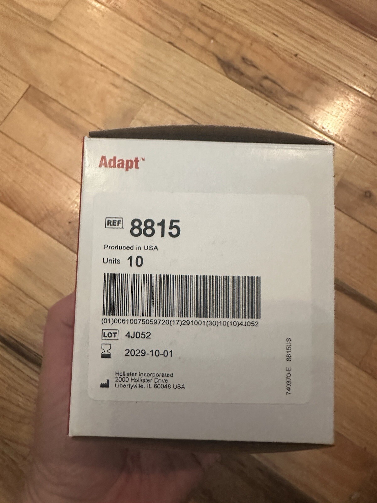 Hollister Adapt CeraRing Barrier Ring #8815 box of 10 BRAND NEW Exp 2029