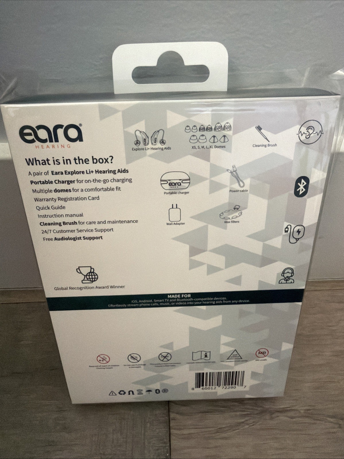 Eara Explore Li+ Bluetooth Self-Fitting OTC Hearing Aids