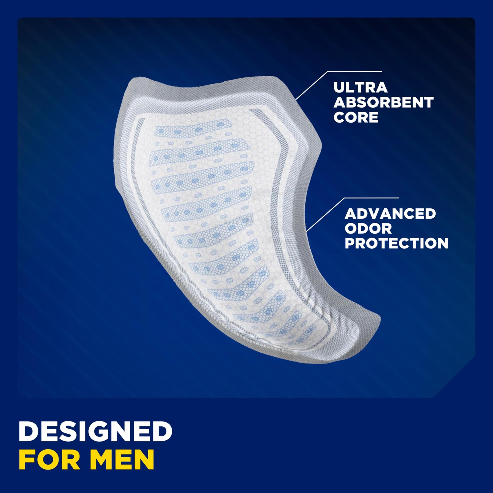 TENA Men Maximum Guards, Incontinence Pads for Men, Absorbency, White