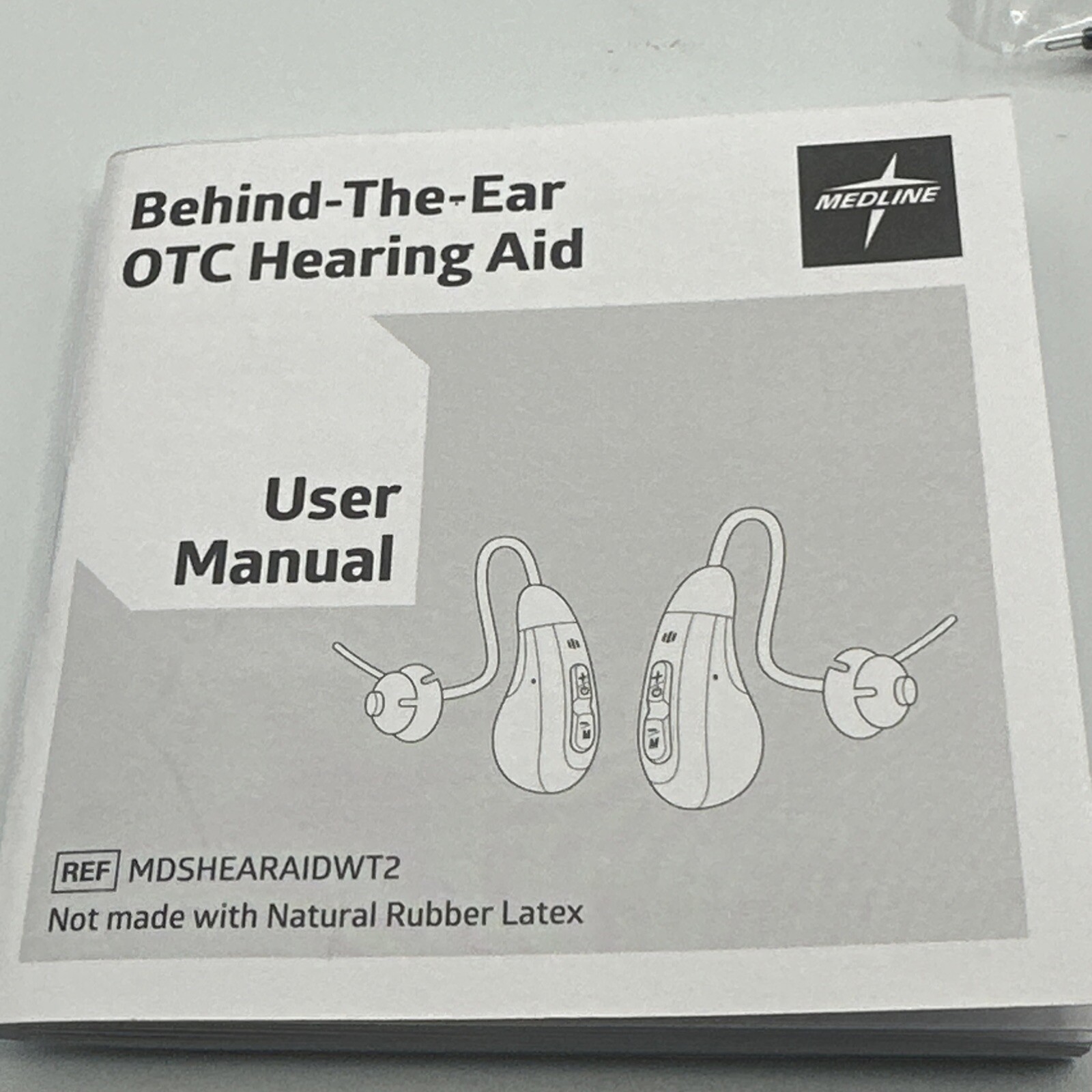 Medline Rechargeable OTC Hearing Aids in-Ear 4 Modes, 20hr Battery Life Bluetoot