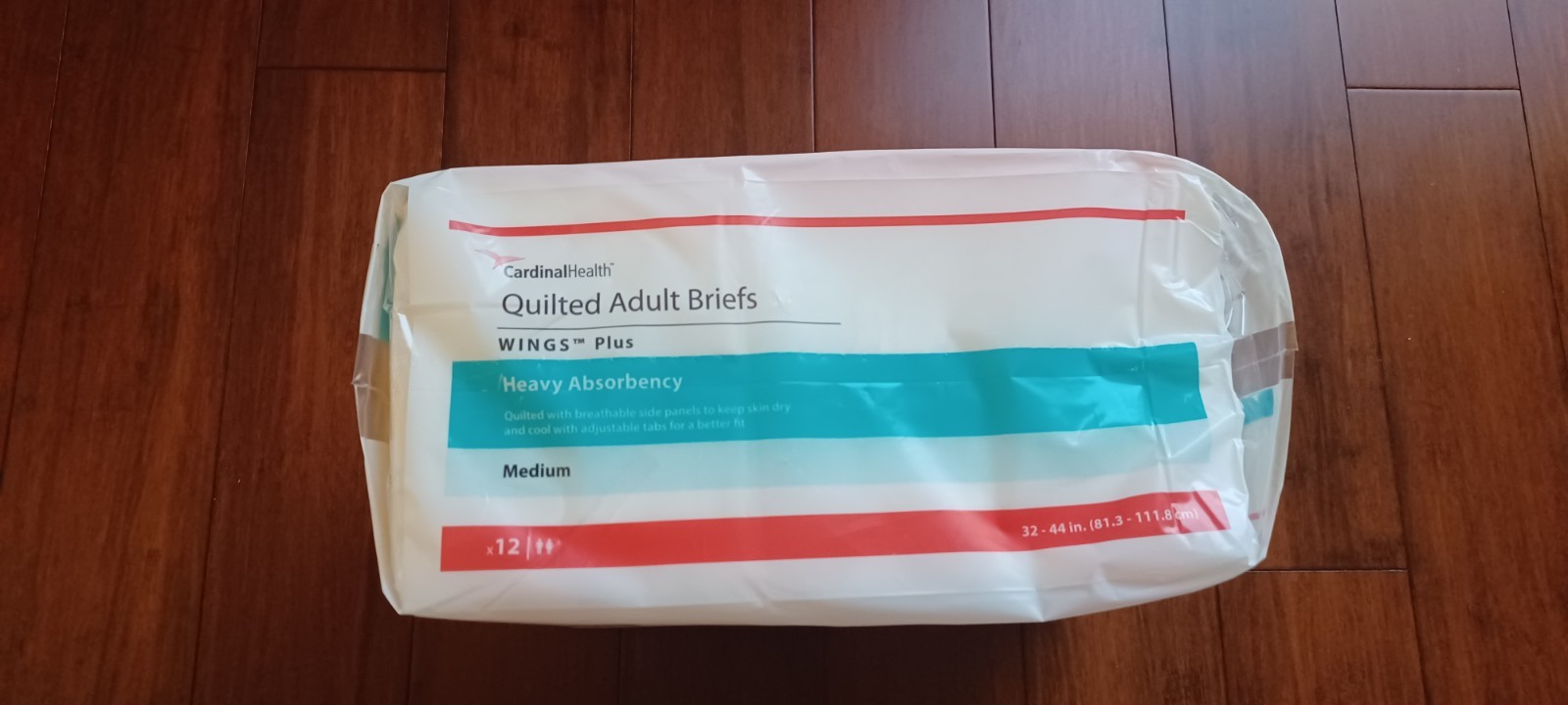 Cardinal Health Quilted Adult Briefs Diaper Medium Heavy Absorbent