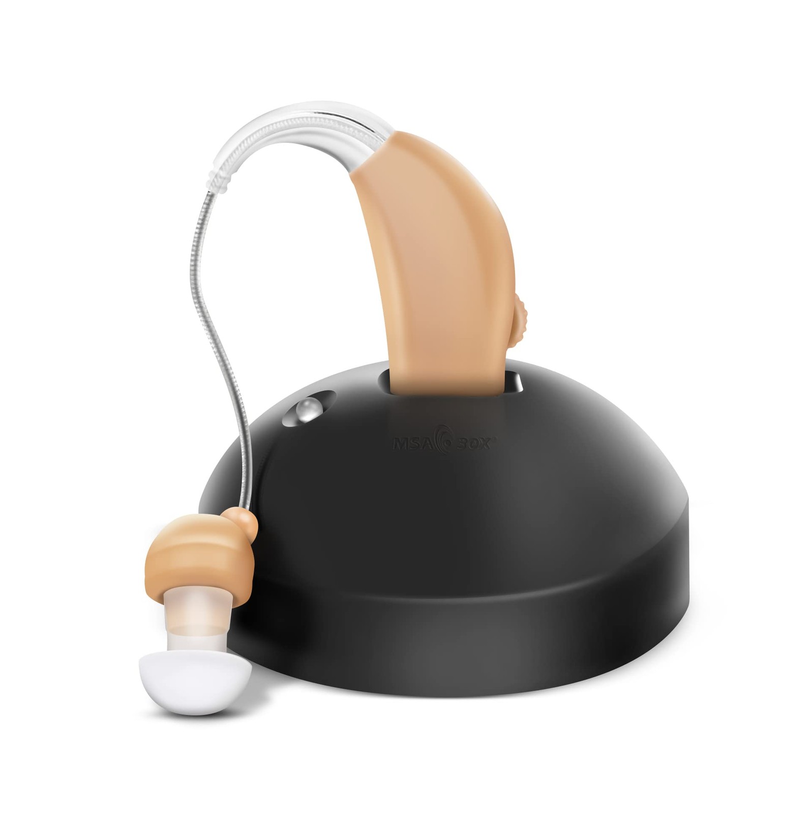 Sound Amplifier 30x Amplification 20 Hours Use Adjustable Volume Nude