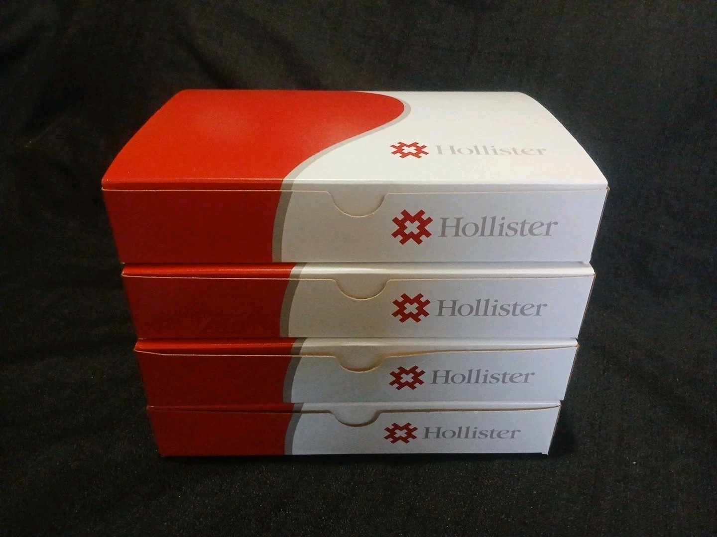 Hollister 18194 Drainable Ostomy Pouches, 10-Pack, 2-3/4″ Flange Lot Of 4 NEW