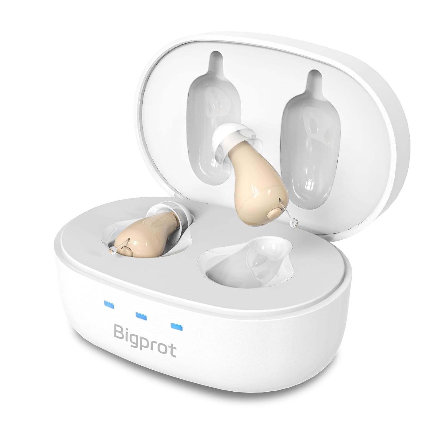 OTC Hearing Aids for Seniors, Comfort Fit AI Noise Cancellation and Clear Sound