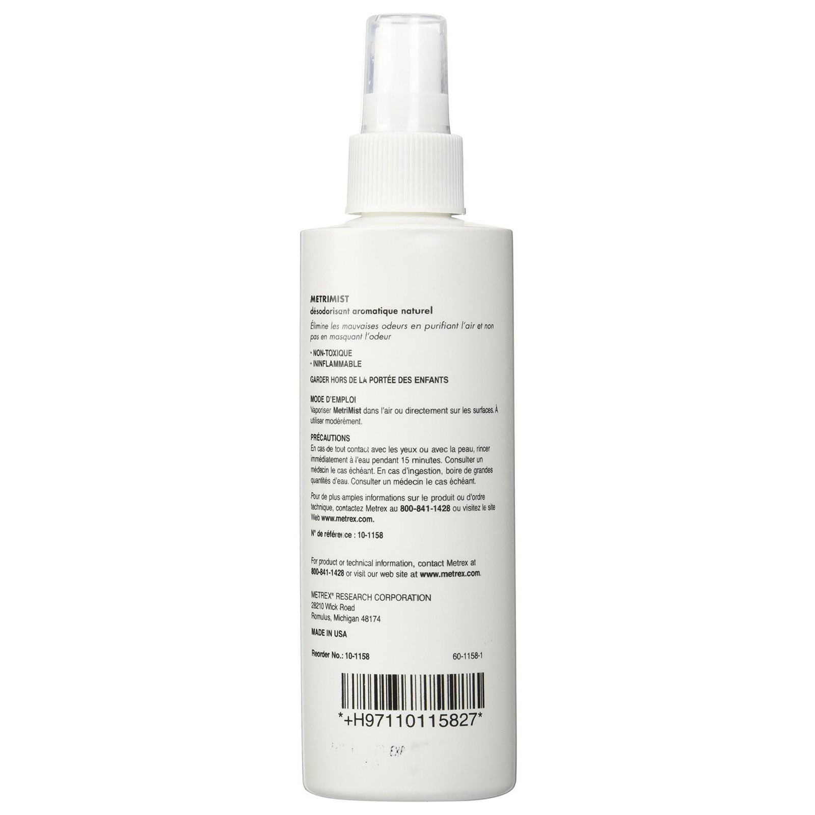 MetriMist Deodorizer 8 oz. Bottle Fresh Scent 12 Ct 10-1158