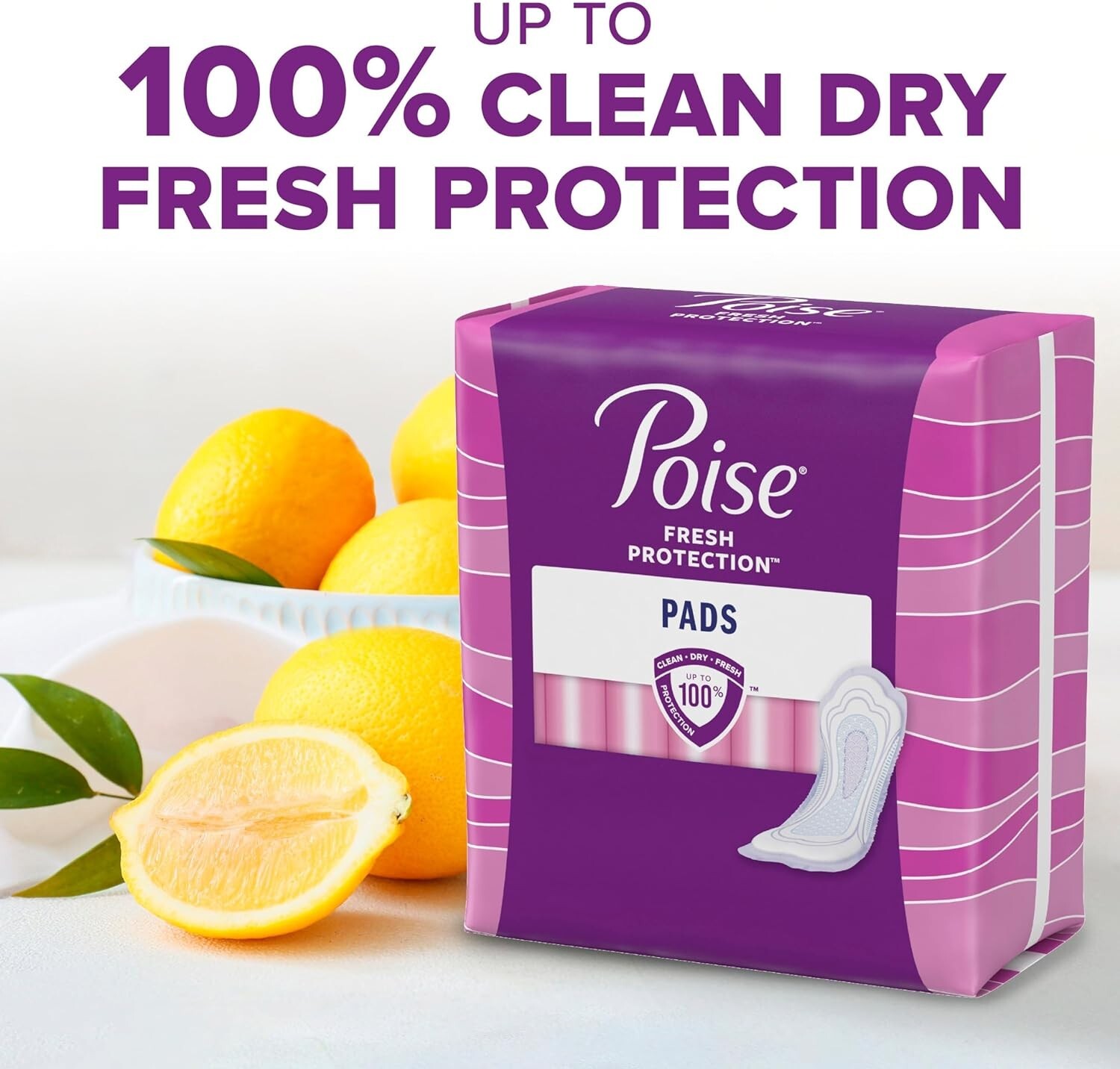 Poise Incontinence & Postpartum Incontinence Pads, 6 Drop Ultimate – 112 Count