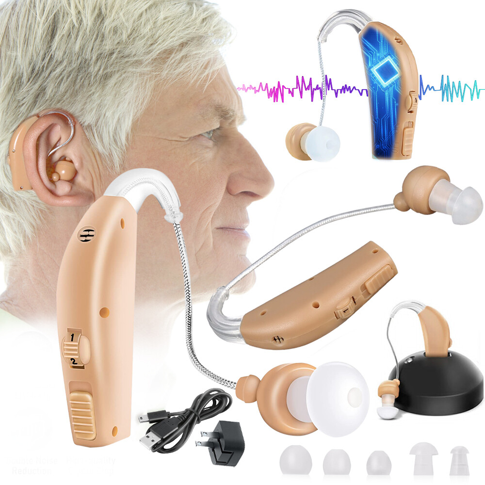 High-Power Digital Hearing Aid Severe Loss Rechargeable Invisible BTE Ear Aids