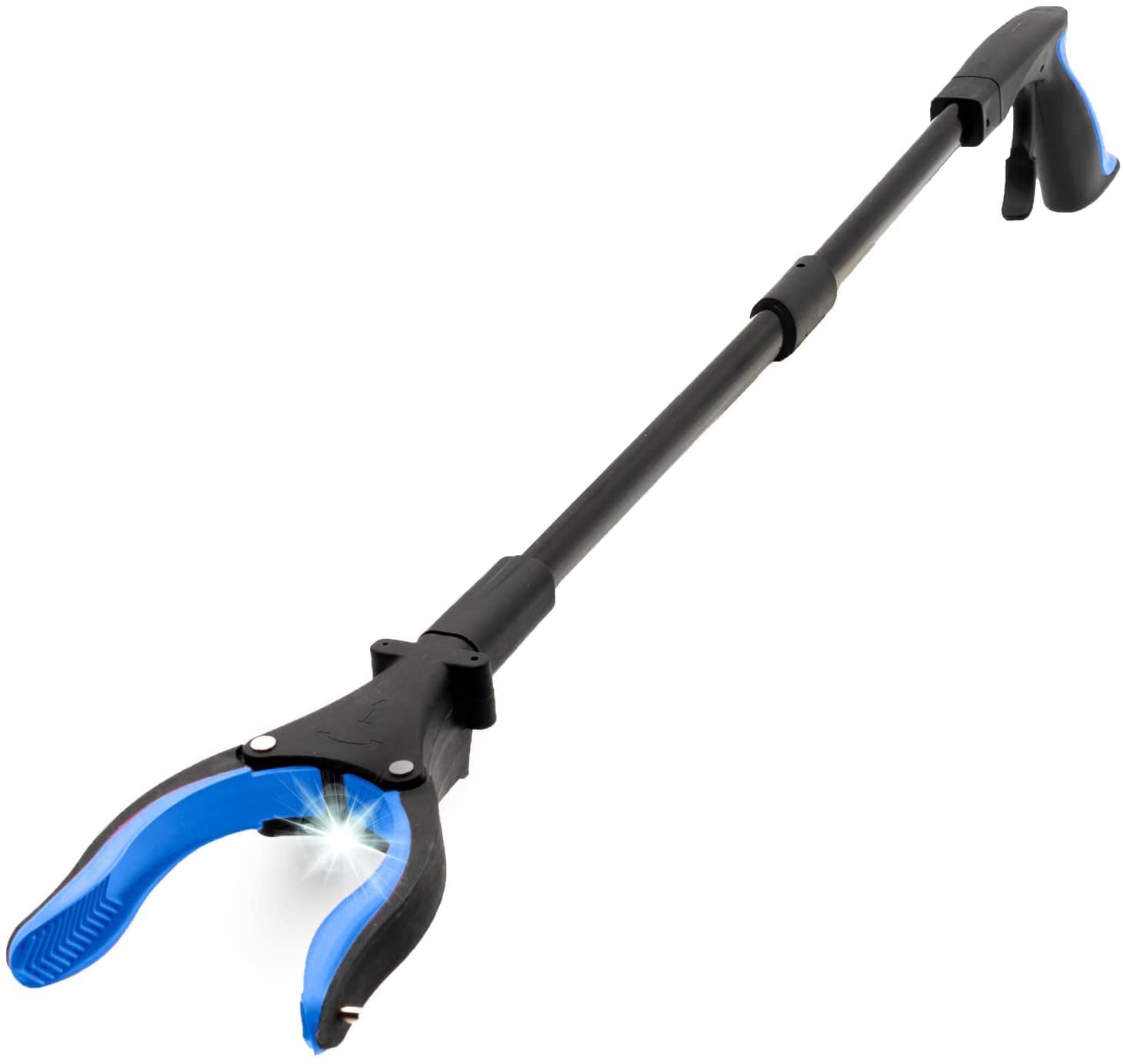 Grabber Reacher Tool 19″ Aluminum Magnetic Claw with Light, Reacher Grabber P…