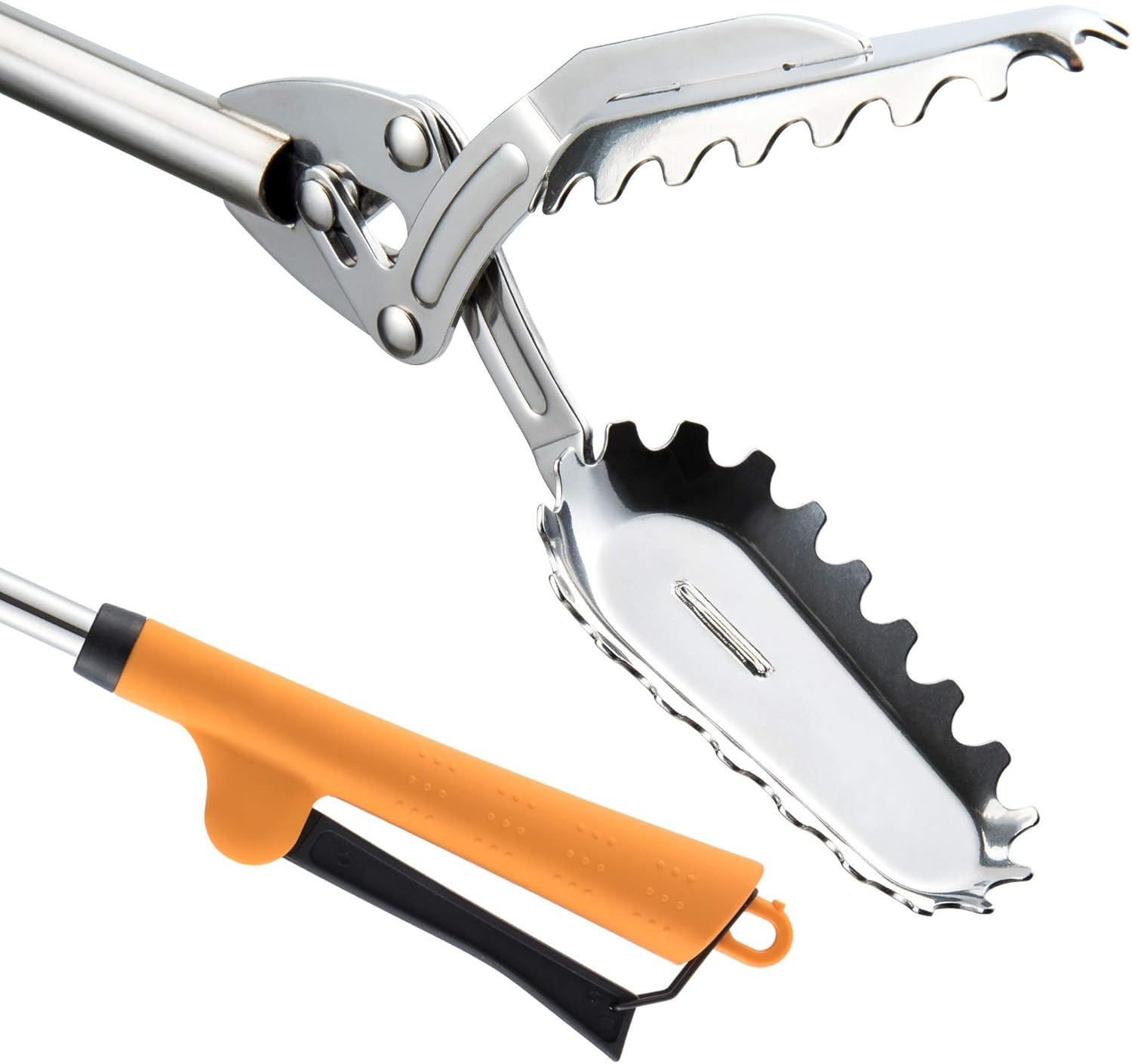 All Stainless Steel Grabber Reacher Pickup Tool Heavy Duty Trash Picker L…