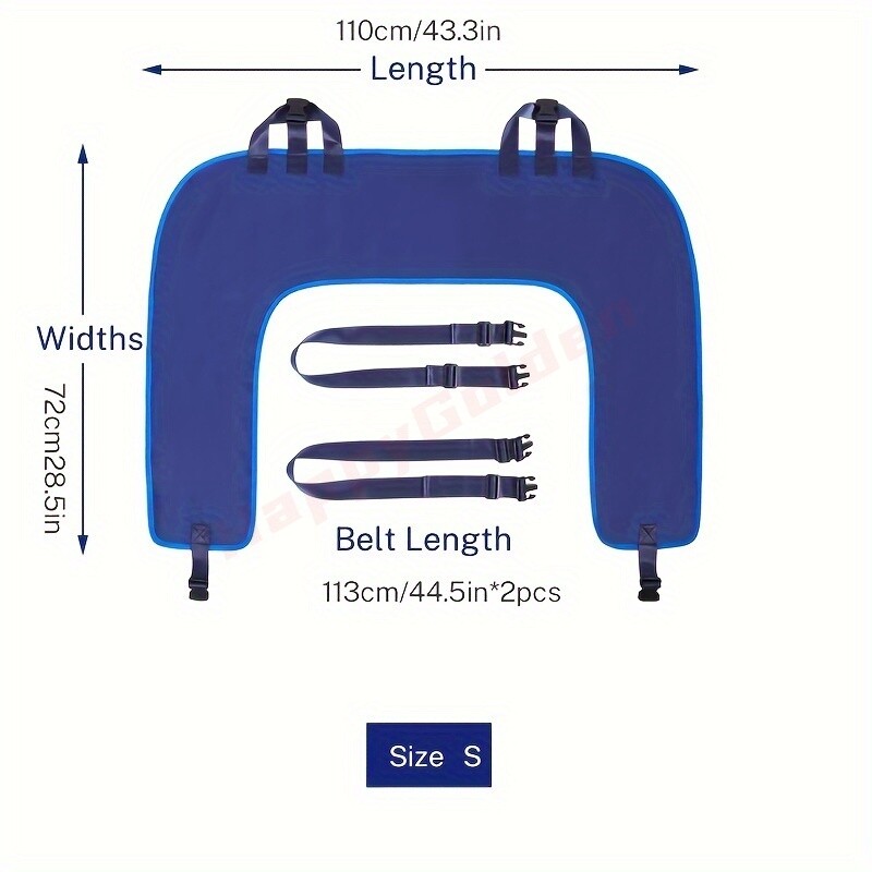 Whole Body Positioning Bed Pad Reinforced Handles Turning Device Transfer Belt