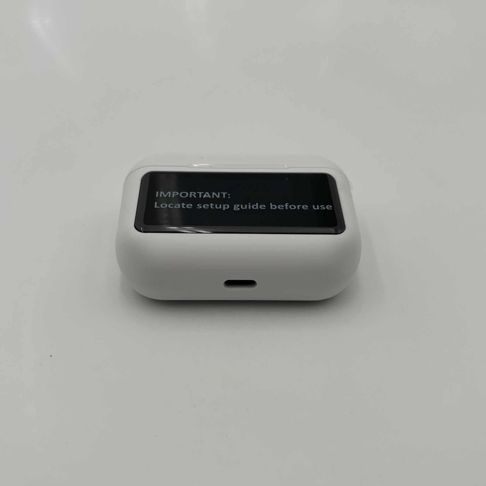 Audien Hearing ATOM X Rechargeable OTC Hearing Aids White USB C New Open Box