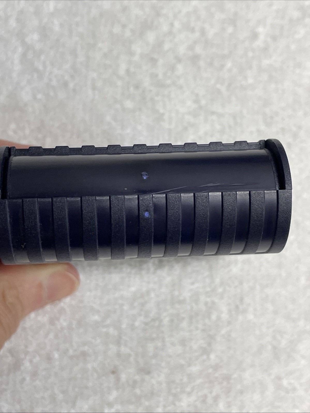 OTICON Clamshell Hard Case for Hearing Aids Navy Blue 2 1/2″ x 3″ x 1″