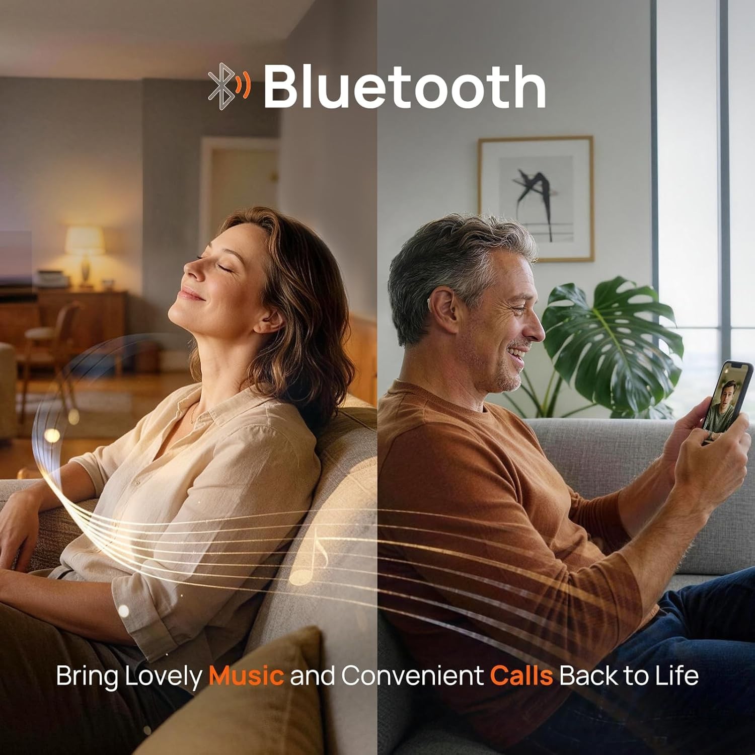 BTE High-Power Hearing Aids Rechargeable For Senoirs For Severe Hearing Loss OTC