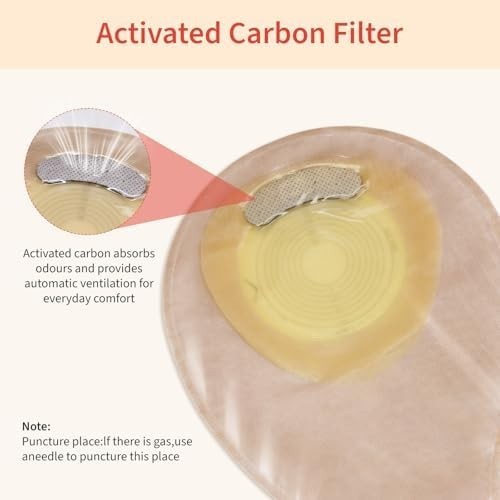 20 PACK Kids Colostomy Bag Skin-Friendly Ostomy Bag for Kids Cut-to-Fit 10–40mm
