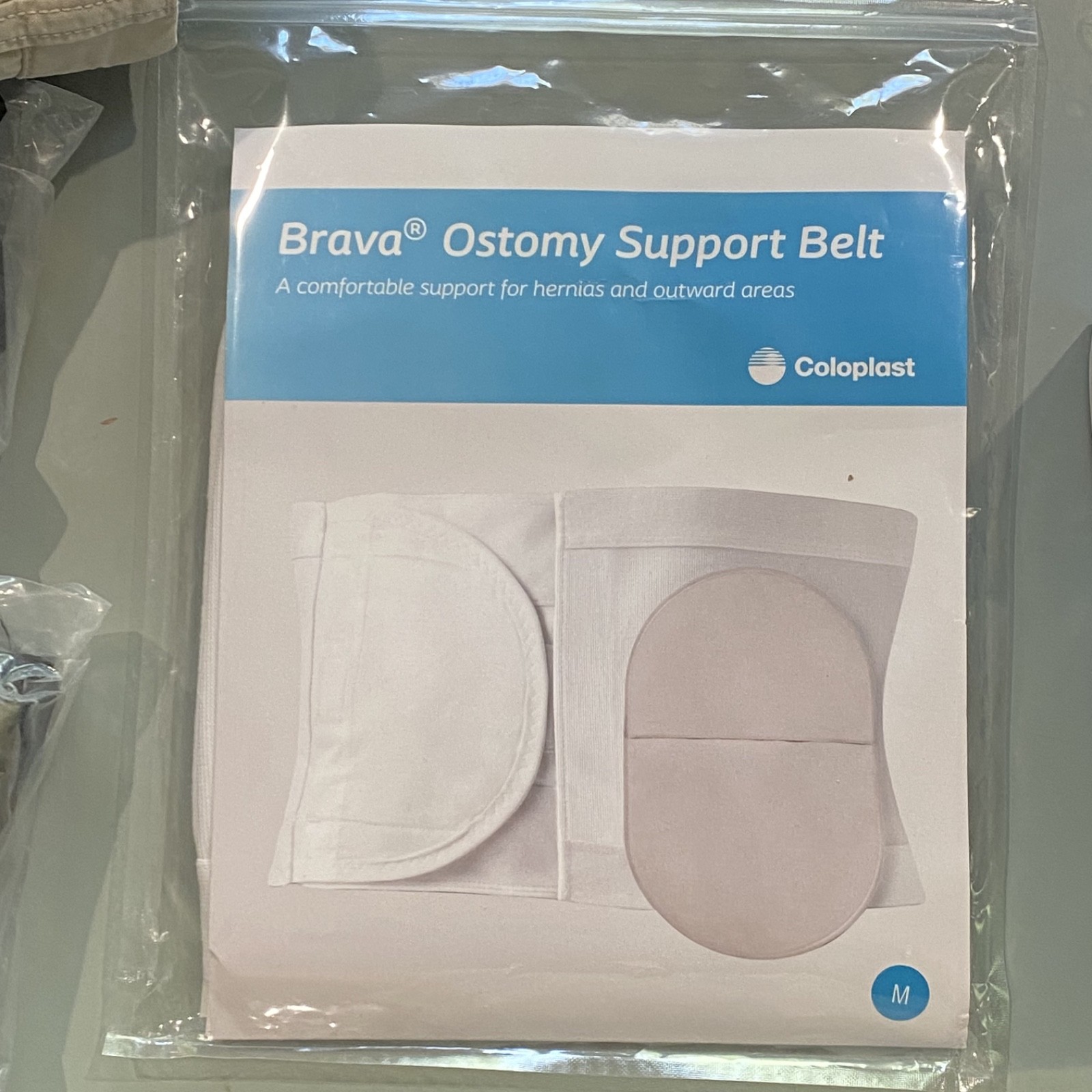 Brava Ostomy Support Belt NEW Medium 31-35” Exp. 2029