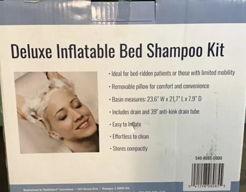 DMI Portable Deluxe Inflatable Bed Shampoo Kit NEW