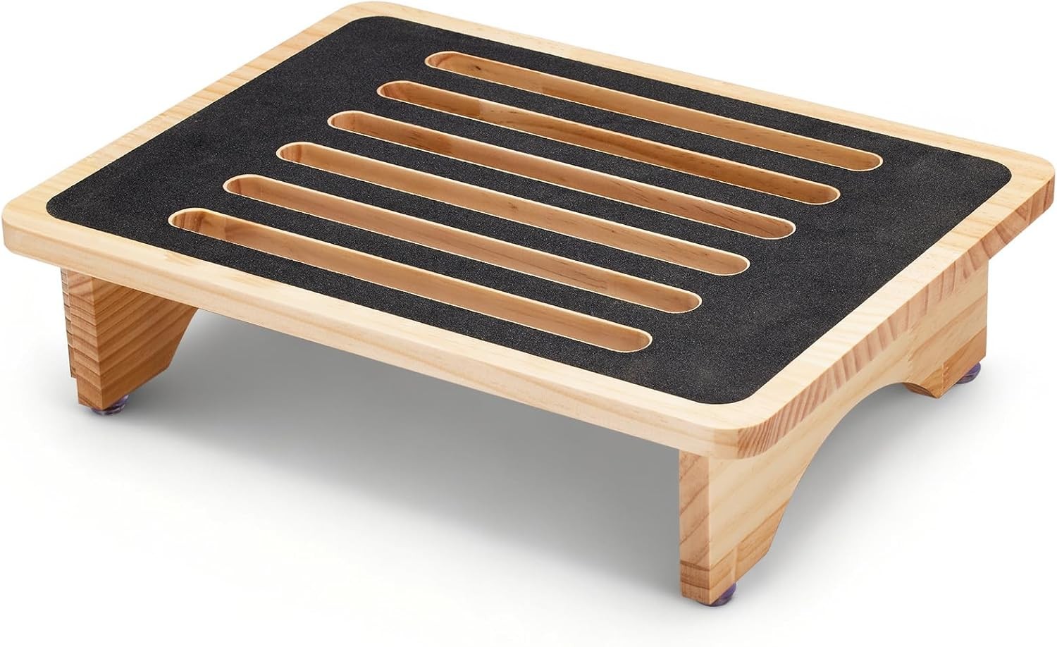 Heavy Duty Stepping Stool Wooden Non Slip for Adults Seniors Bed Steps
