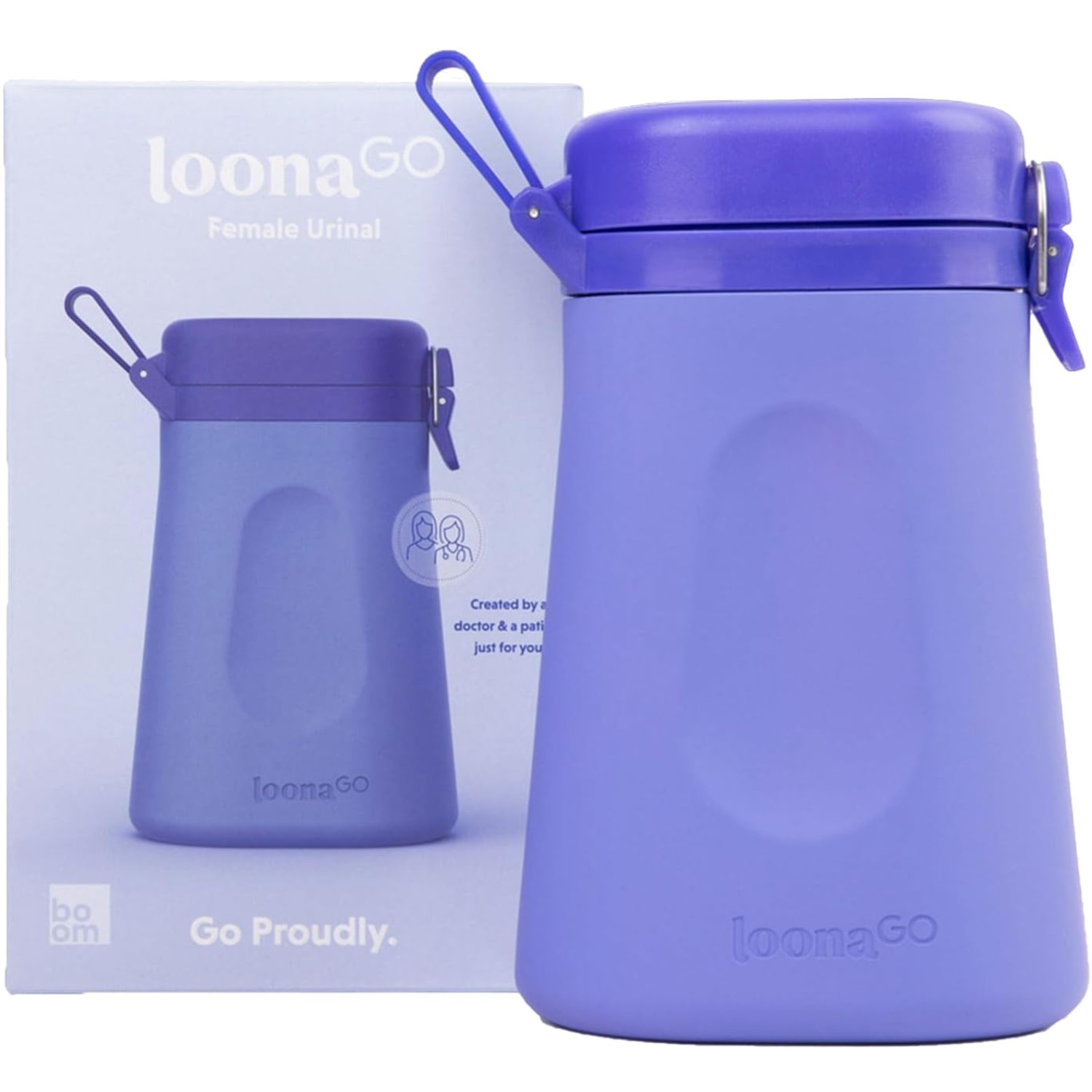 LoonaGo Female Urinal – Portable, Odor-Blocking, Leakproof Pee Bottle – Discr…