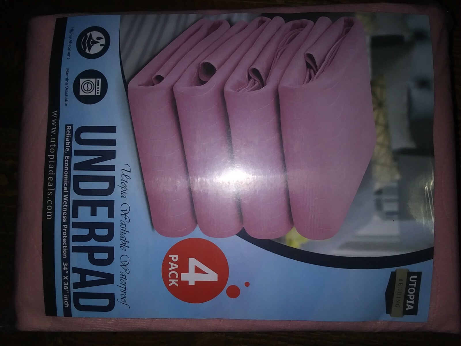 utopia waterproof bedding 4 pack