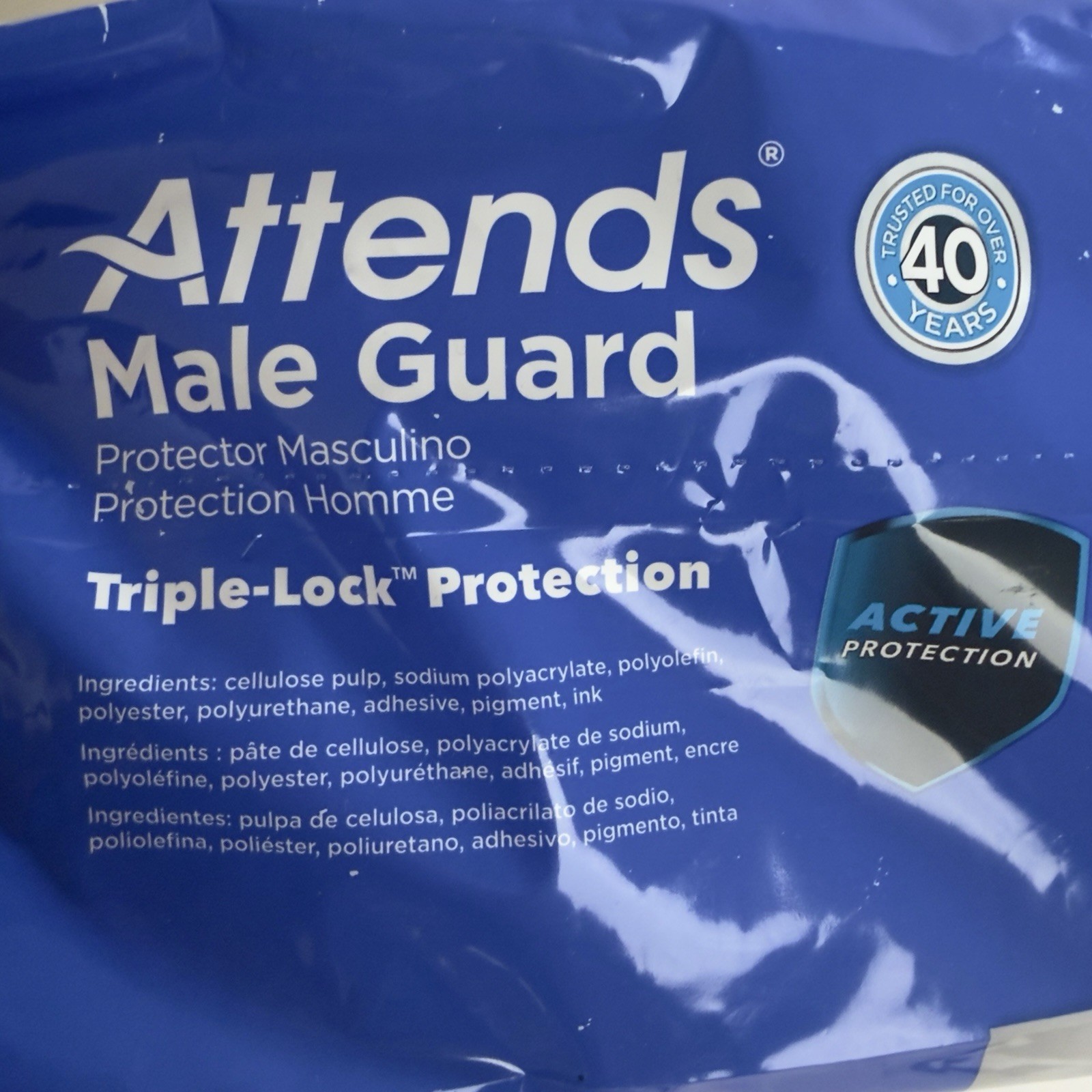 Attends Male Guard Maximum Absorbency Bladder Control Pads 20 Count ADMG20