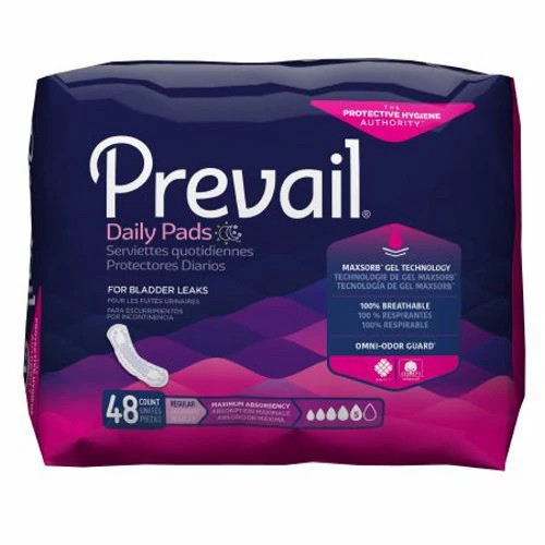 Bladder Control Pad Prevail Daily Pads Ultimate 16 Inc