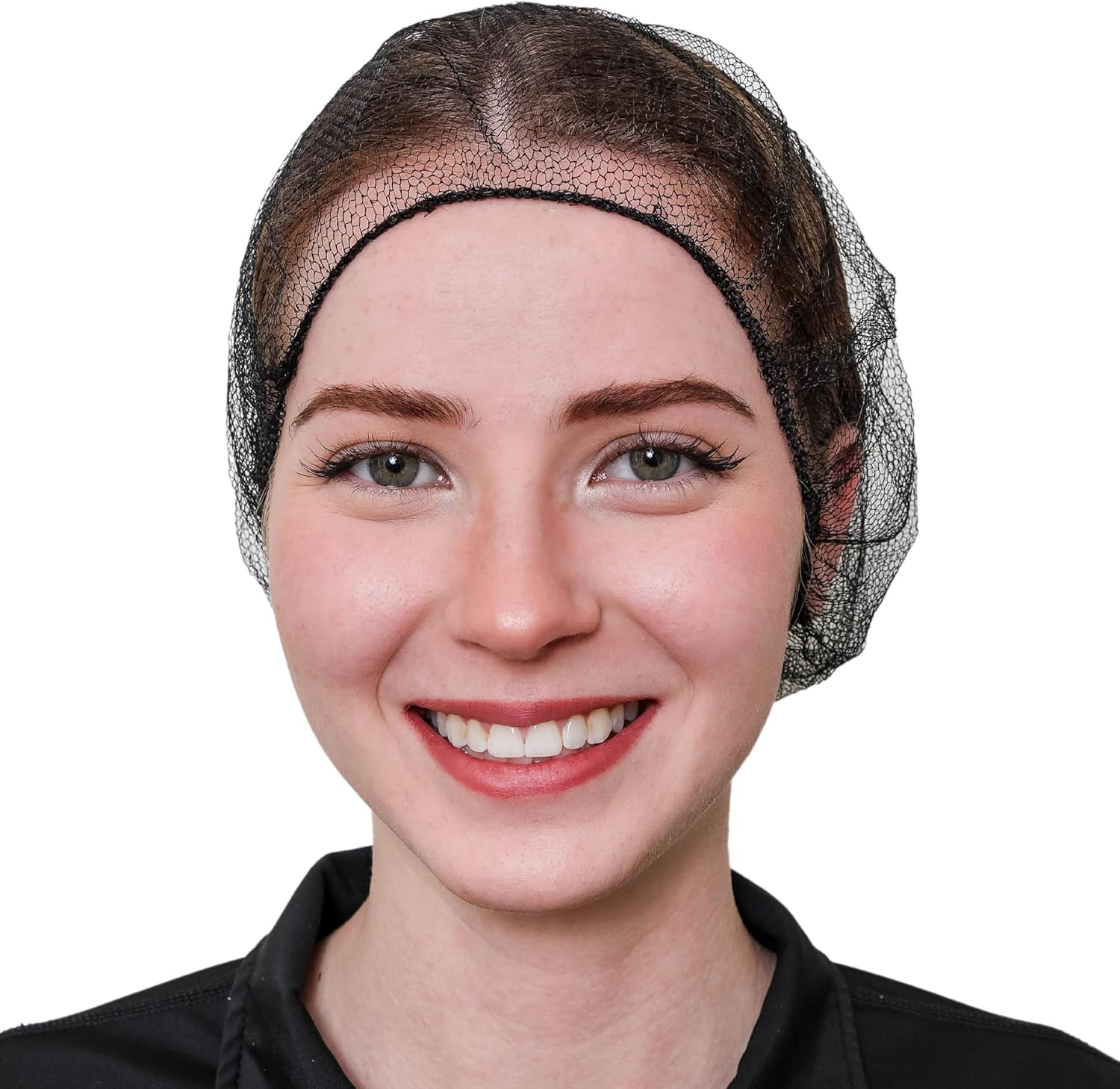 Disposable Honeycomb Nylon Hair Nets | Breathable | 1,000 Count [BLACK | BLUE |