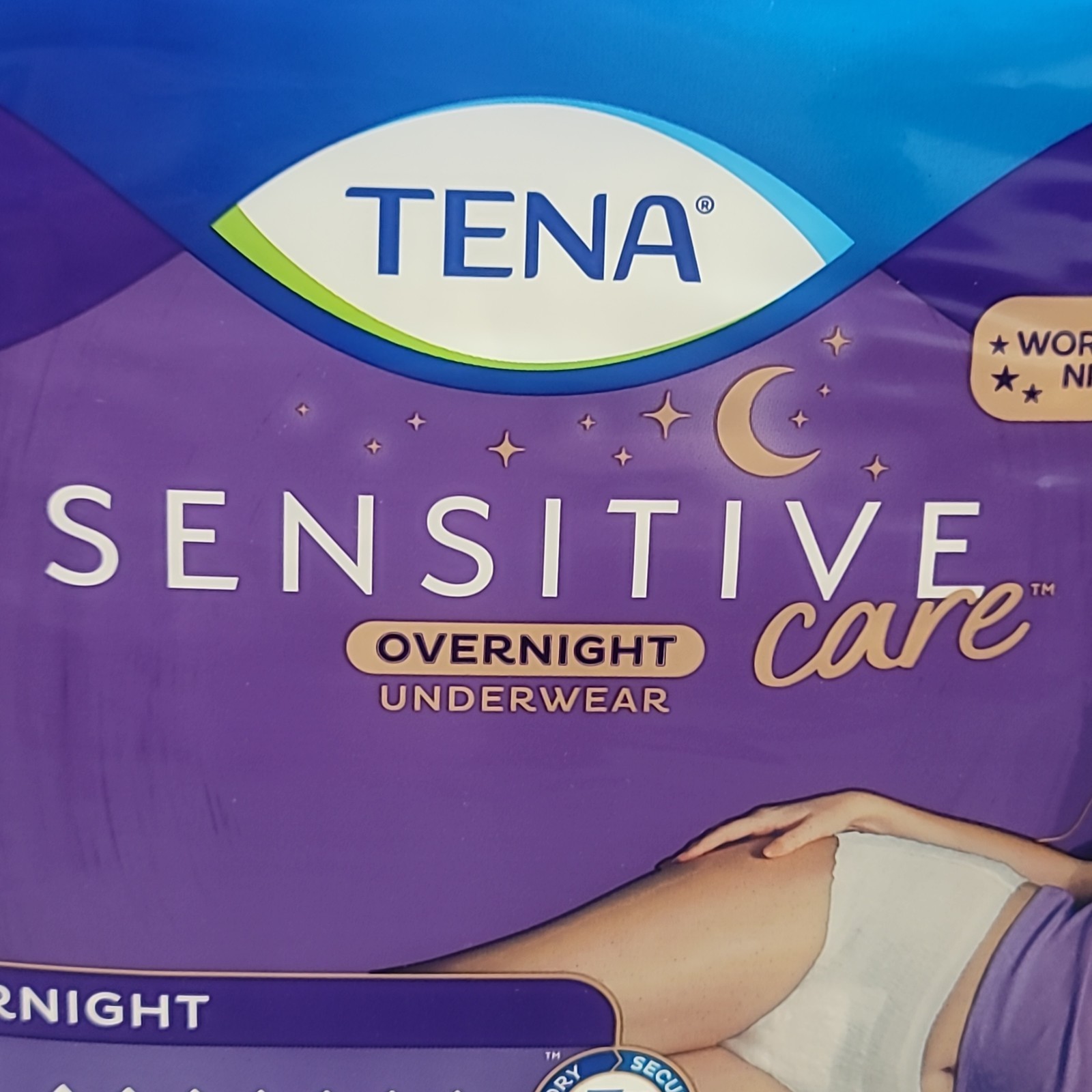 TENA XXL Sensitive Care Overnight Incontinence Underwear 24 Count- 2×12 ct.