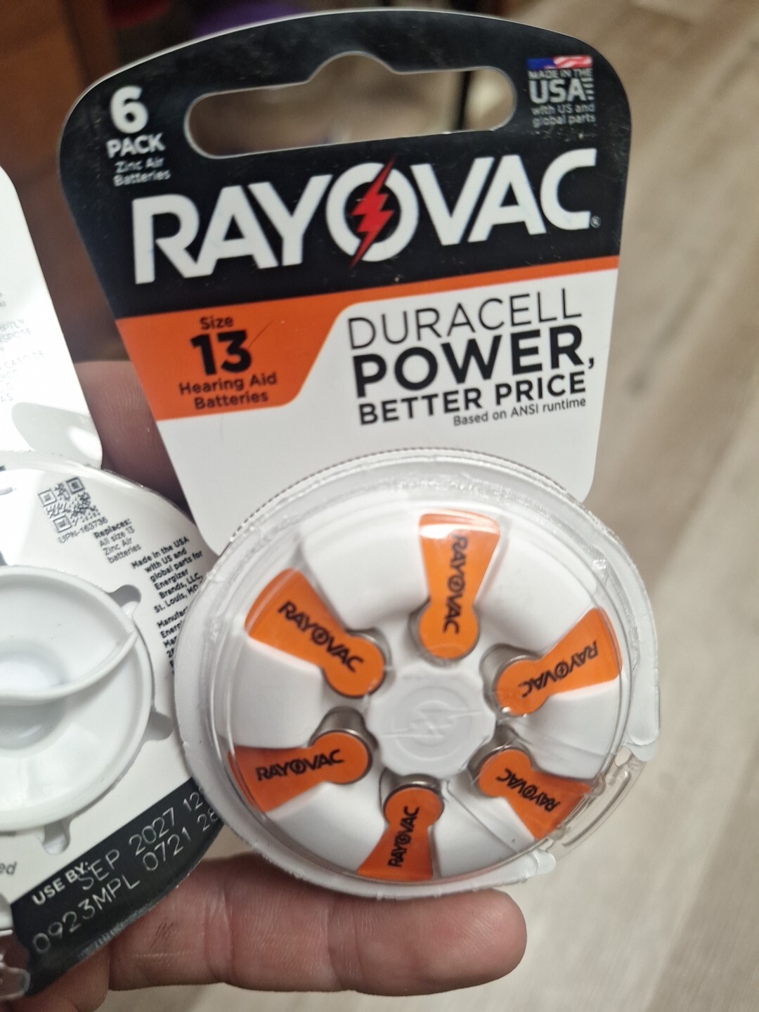41 Rayovac Size 13 Hearing Aid Batteries 1.45V Zinc Air BB VARIES