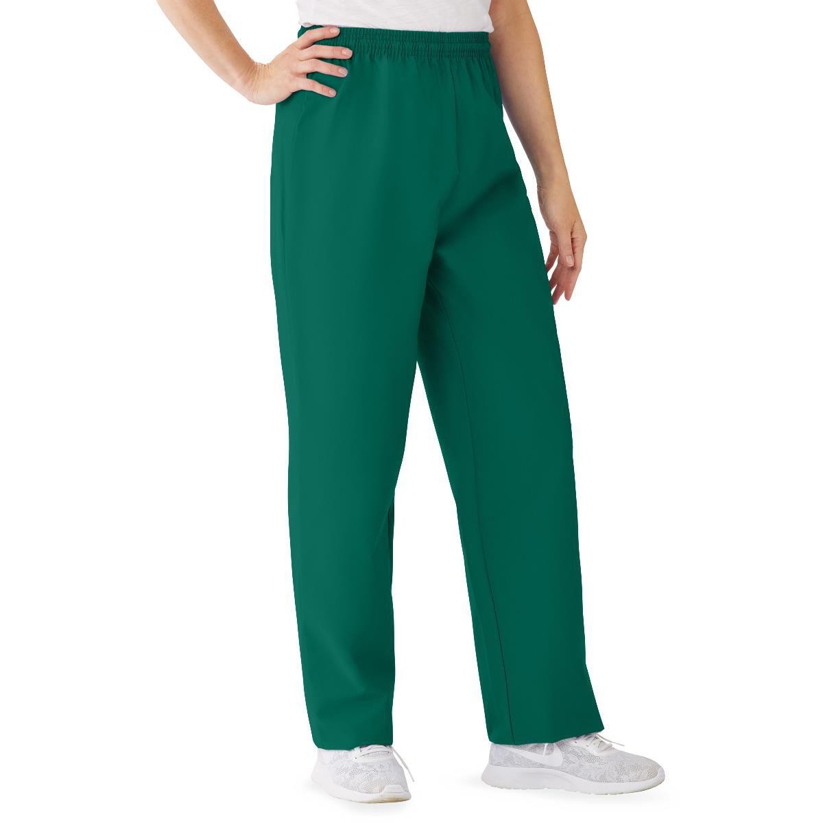 Medline AngelStat Women’s Elastic Waist Scrub Pants with Inside Drawcord (Style