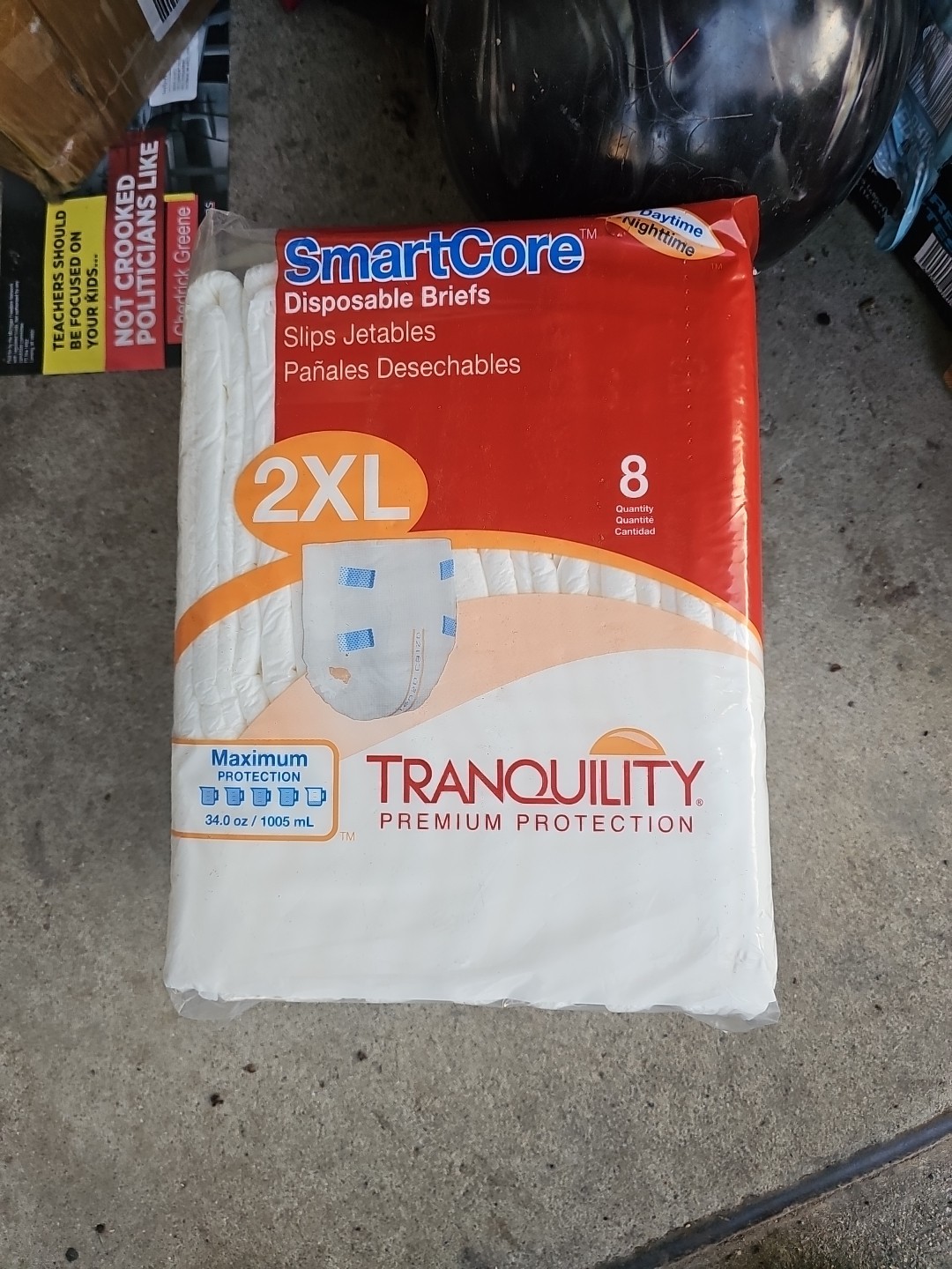 SmartCore Tranquility Disposable Briefs 2XL 60″ (2 pack, 16 count total) New