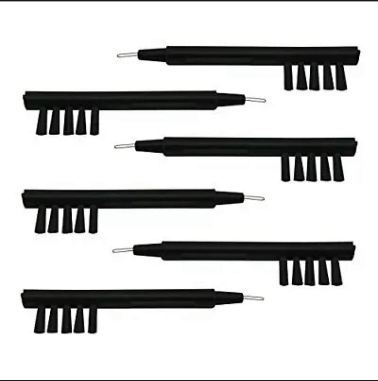 Hearing Amplifier Cleaning Brush with Wax Loop and Magnet Set Of 6 pcs