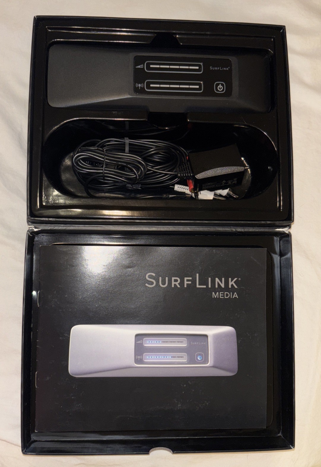 SurfLink Media 2 Model 210 Hearing Aid Streamer Device Surf Link W/ Box