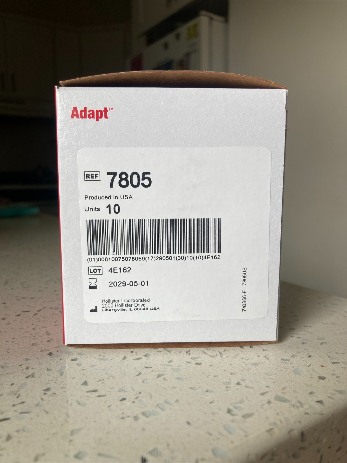 Hollister 7805 Adapt 2” Flat Barrier Rings 50 Units Ostomy 5 Boxes!