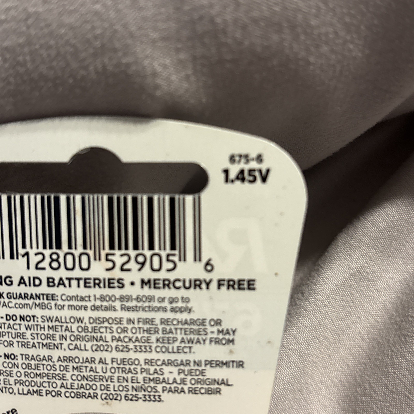 Rayovac Batteries Size 675