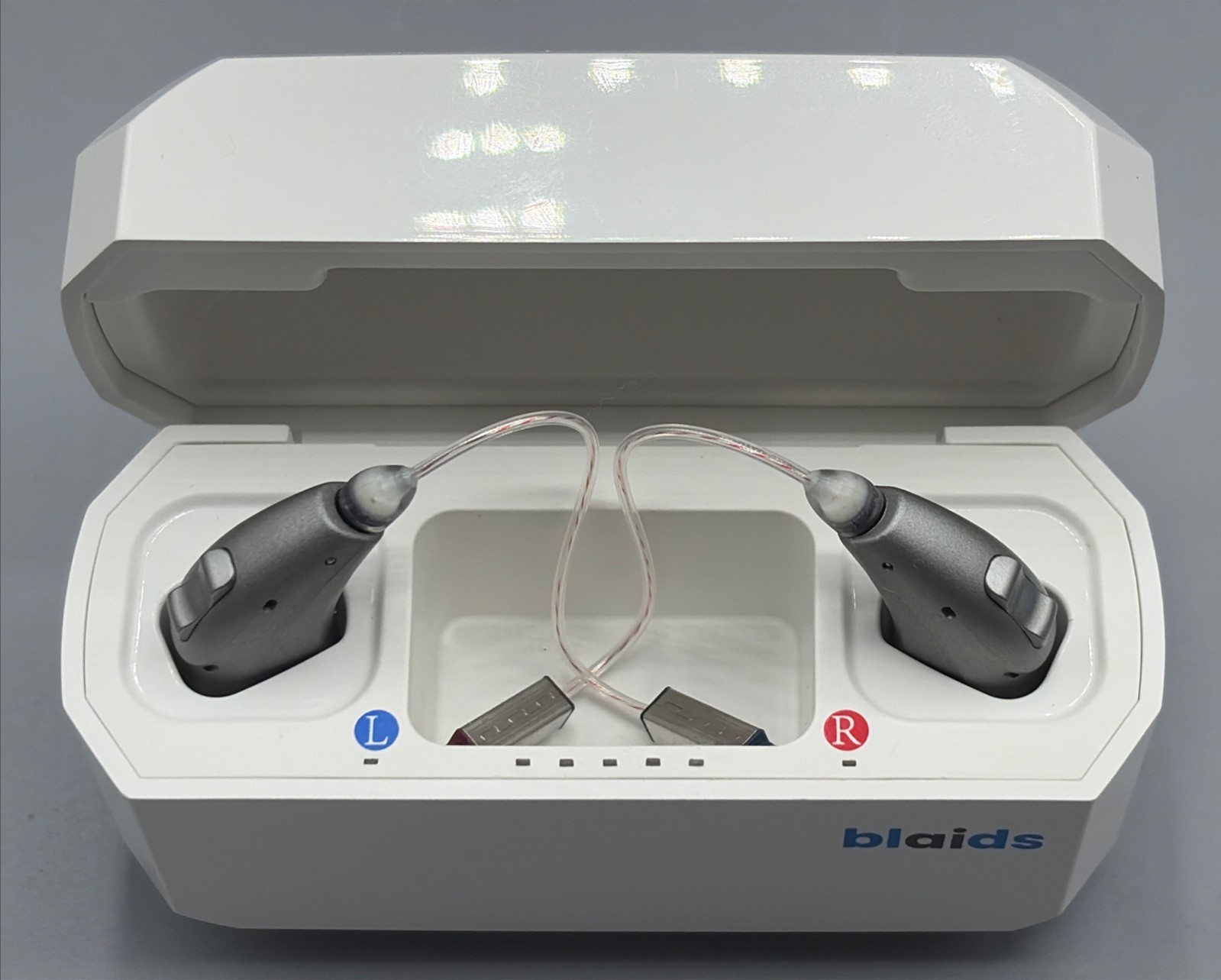 BlaidsX Neuro Rechargeable RIC + Programmable Hearing Aids – Open Box