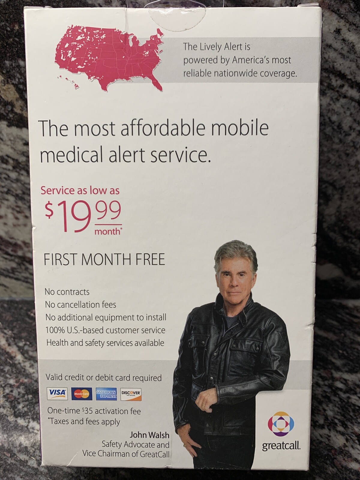 NEW GreatCall® Lively® Mobile Medical Alert Urgent Response Device