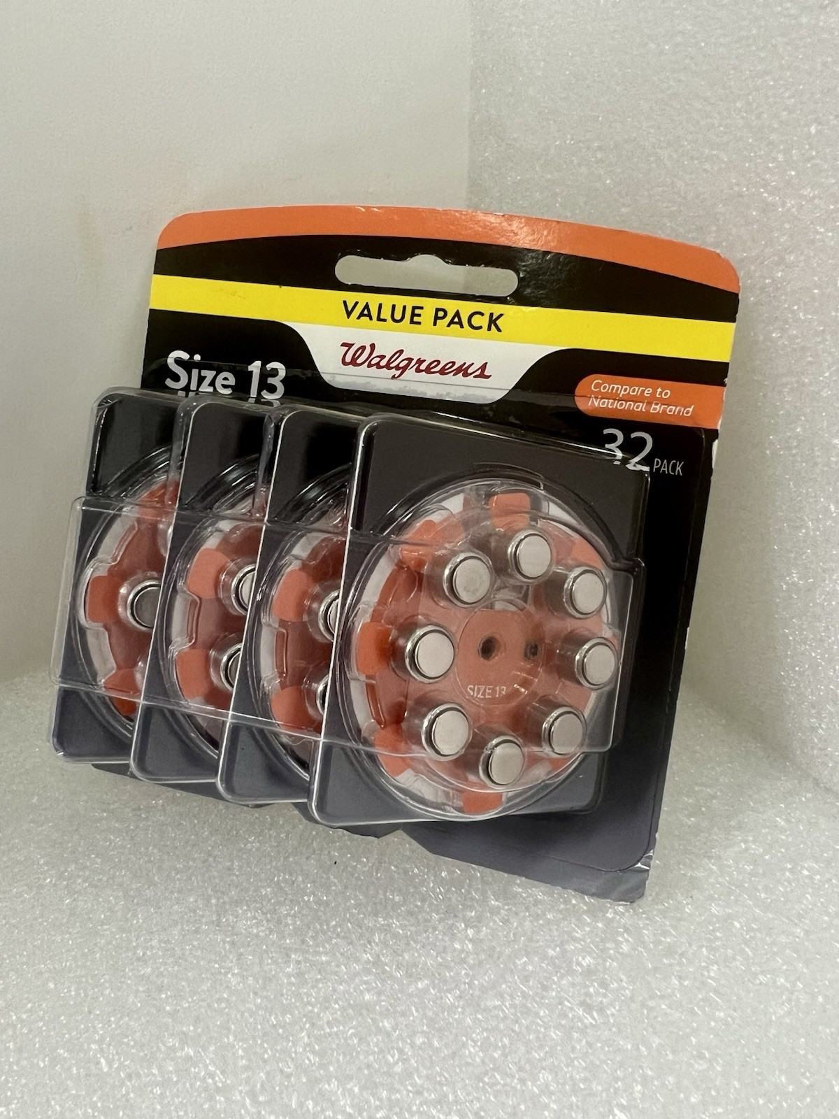 32 Pack-Hearing Aid Batteries Size 13-Walgreens