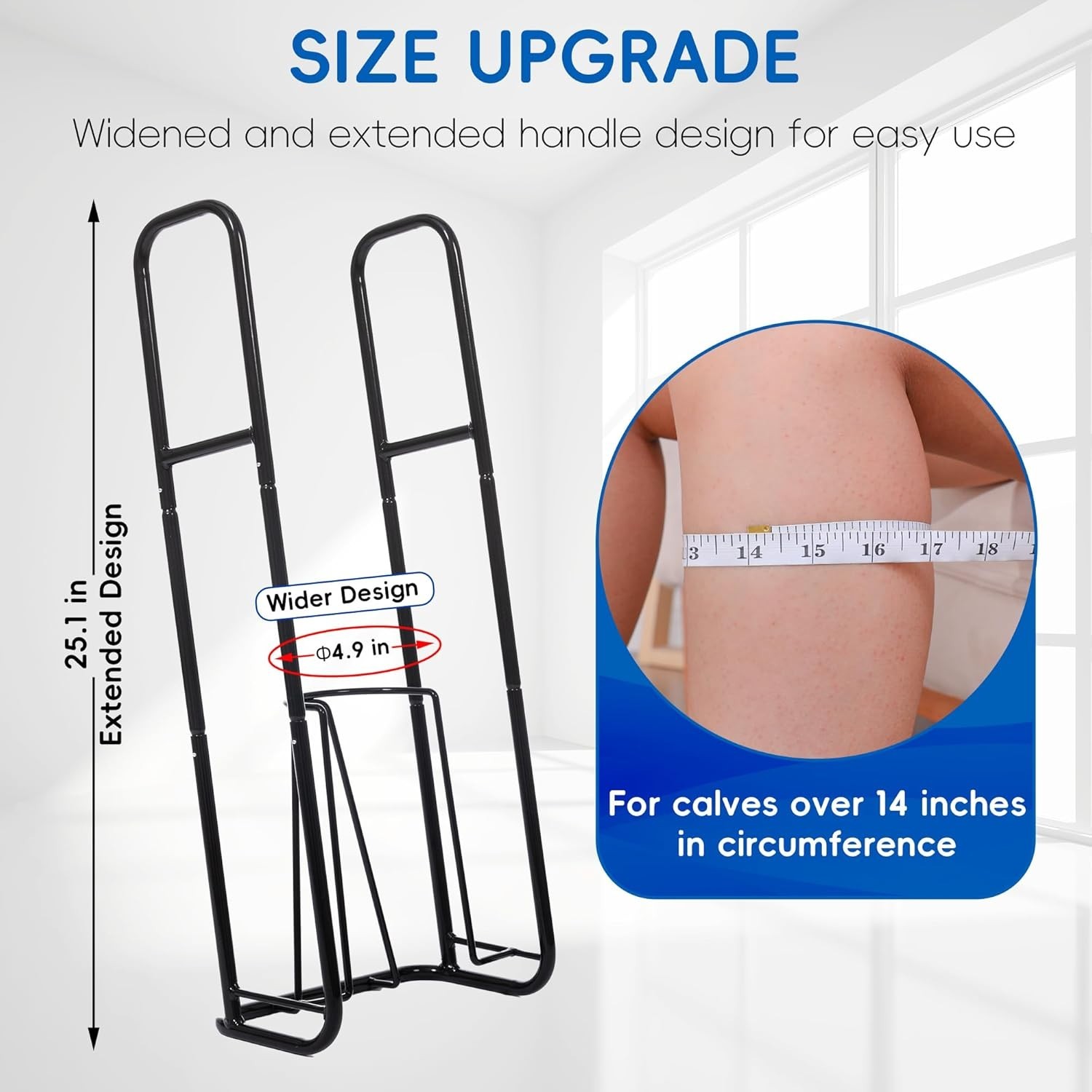 Compression Stocking Helper – Innovative Sock Aid for Sizes Beyond 14 Inches