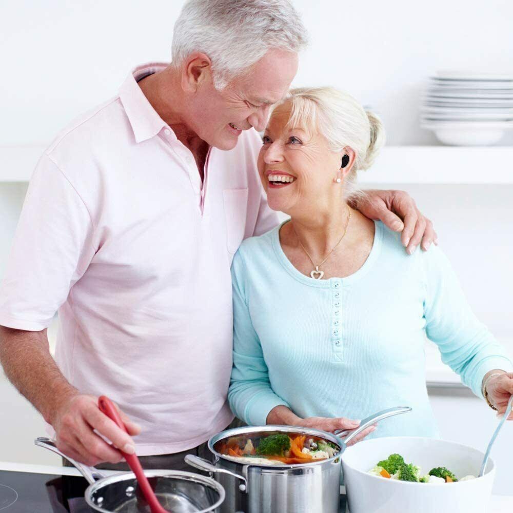 Pair Hearing Aids For Adults Seniors Rechargeable Mini Hide Hearing Loss USA