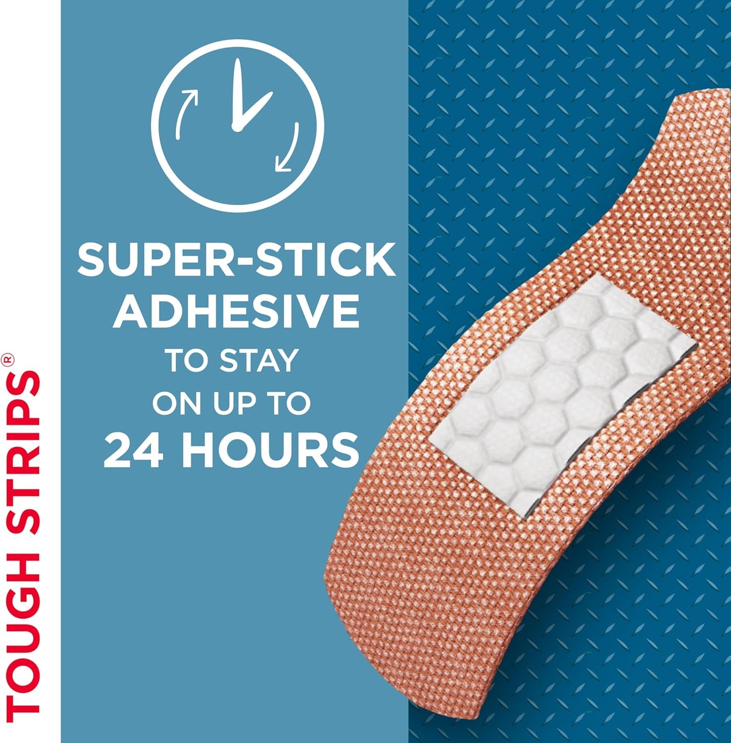 Band-Aid Brand Tough Strips Adhesive Bandage for Minor 20 Count (Pack of 1)