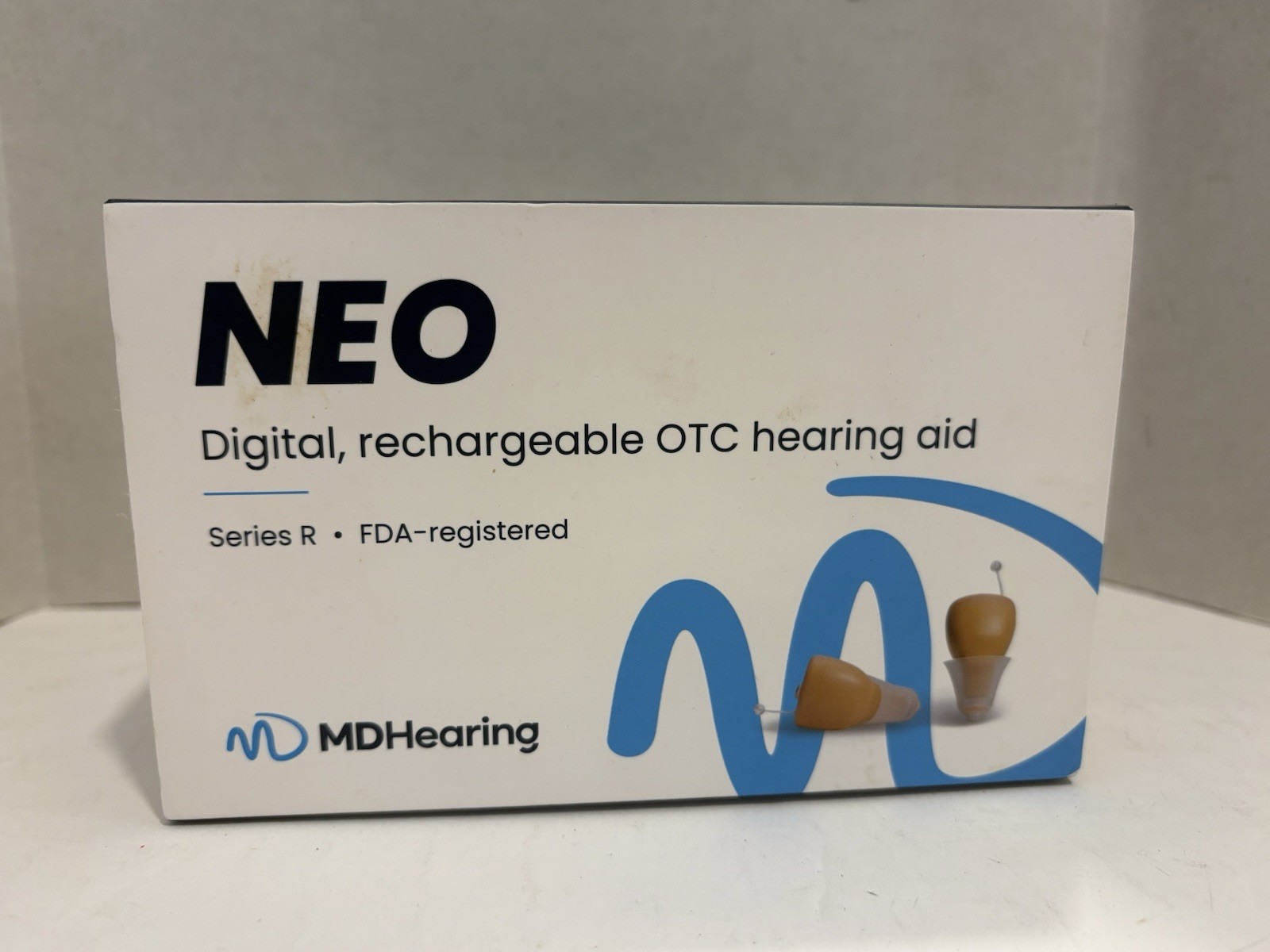 MD Hearing Aids NEO Digital Rechargeable Wireless OTC Hearing Aids & Charger